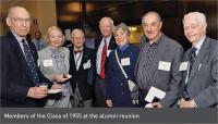Members of the Class of 1955 at the alumni reunion.